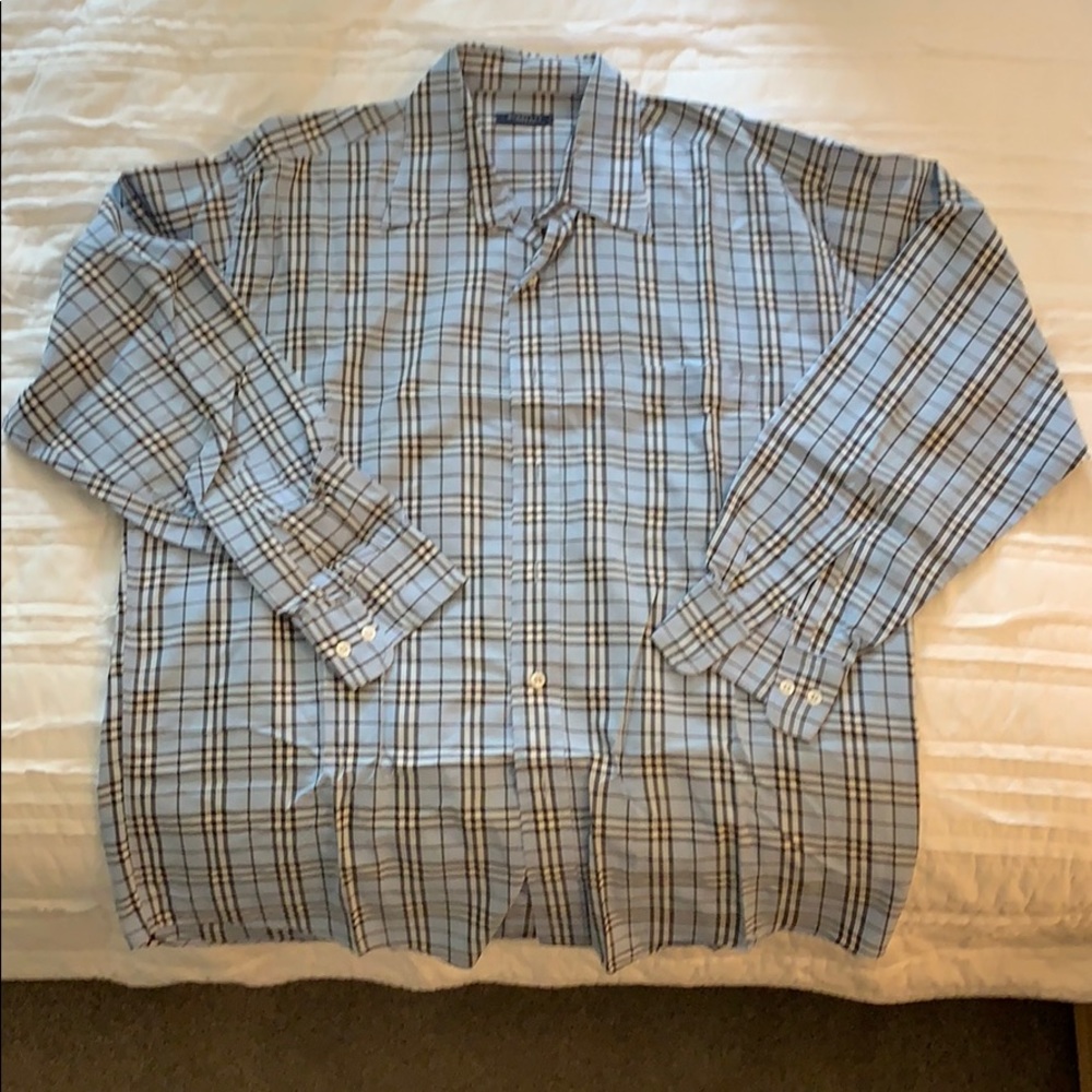 Burberry of London, classic check dress shirt, XL